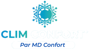 logo clim confort lyon par MD CONFORT